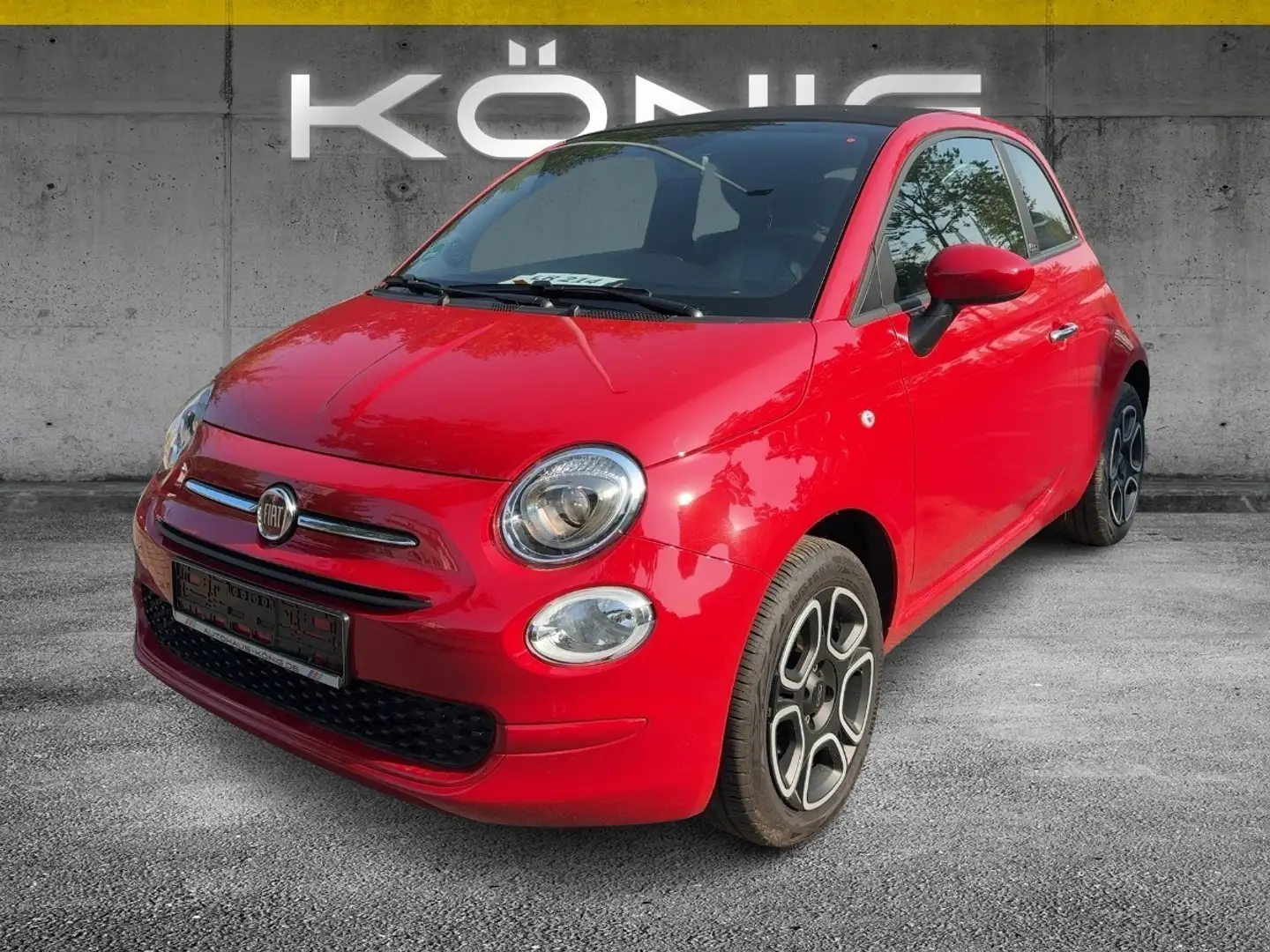 Fiat 500C Cabrio Club 1.0 Klima*Tempomat*CarPlay Rot - 1
