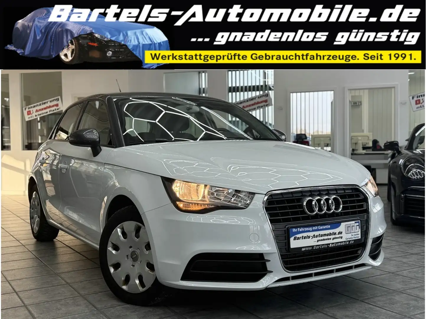 Audi A1 Sportback 1.2 TFSI attraction, Klima, HU neu! Wit - 1