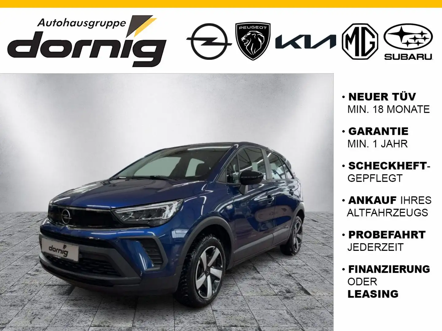 Opel Crossland X Crossland Enjoy, Kamera, SHZ Blau - 1