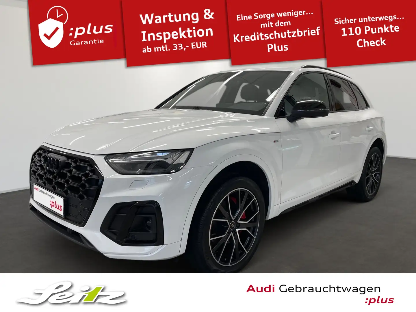 Audi Q5 40 TDI quattro S line *MATRIX*PDC*NAVI* Weiß - 1