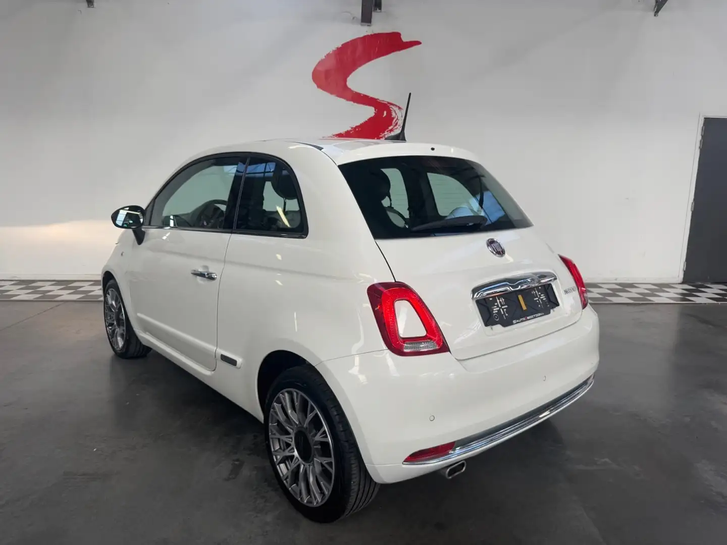 Fiat 500 1.2i LOUNGE HYBRIDE Blanc - 2