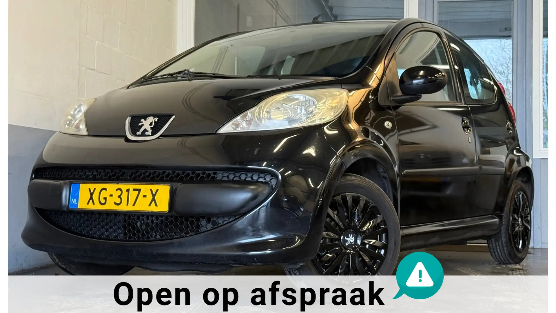 Peugeot 107 1.0-12V XR|NweAPK|NweKoppeling|Airco|5Deurs|Elekra Schwarz - 1