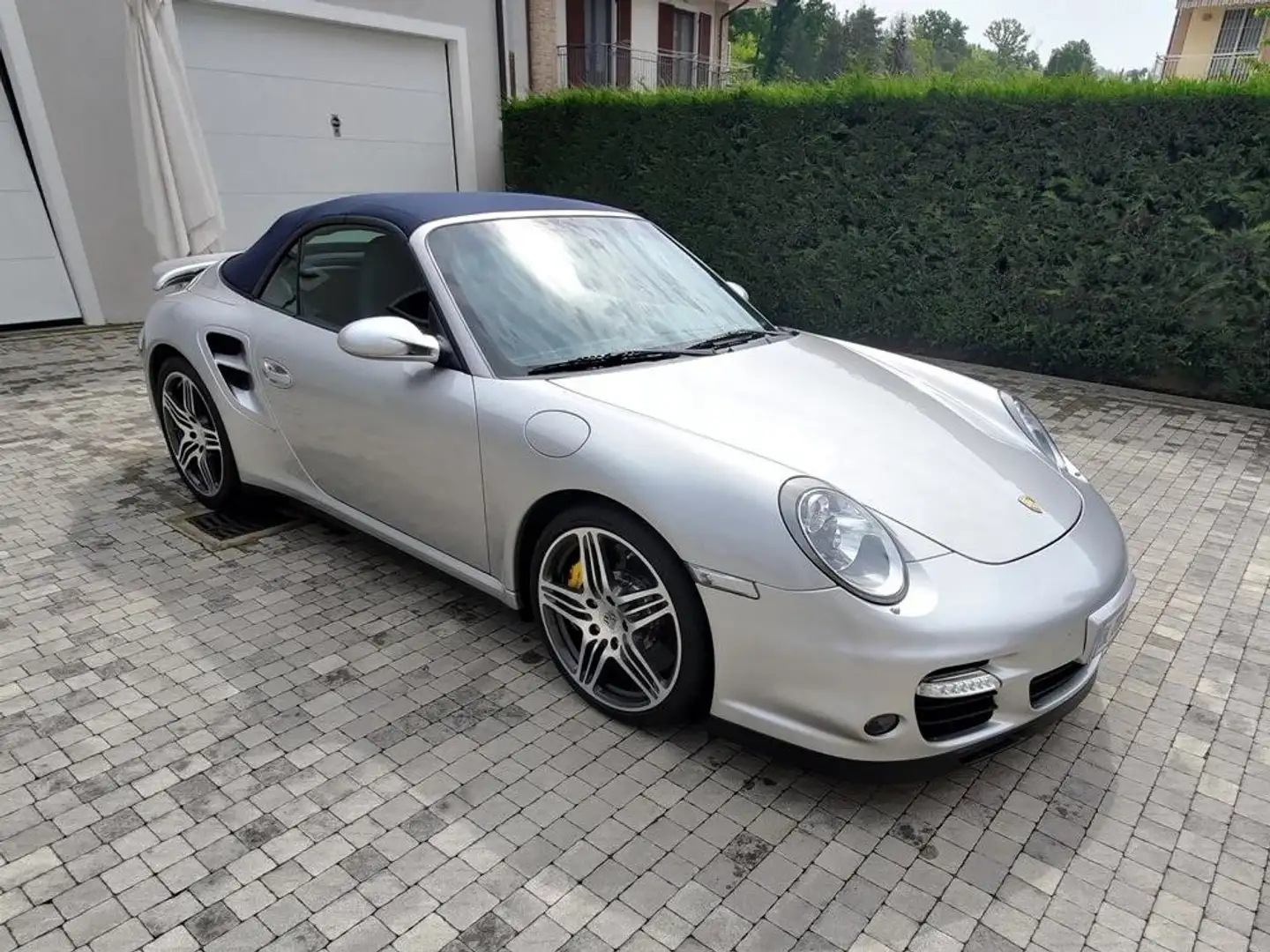 Porsche 997 MK1 Turbo cabrio manuale Gris - 1