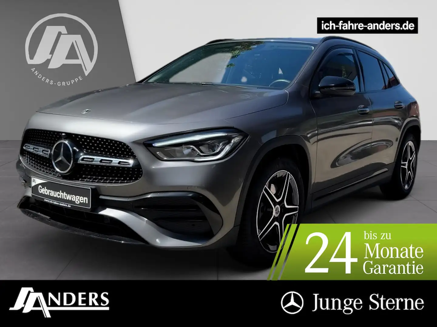 Mercedes-Benz GLA 250 4M AMG+MBUX+Night+Distr+AHK+Memo+Kam+Key Grau - 1