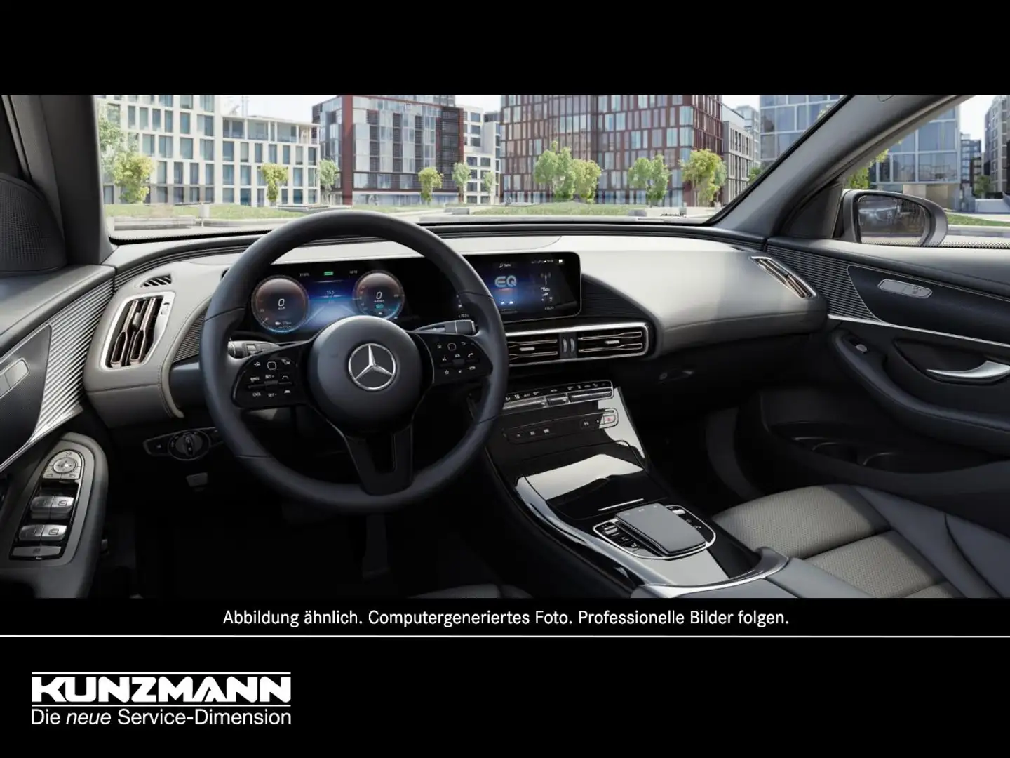 Mercedes-Benz EQC 400 4M AMG Navi Distronic 360°Kamera AHK Schwarz - 2