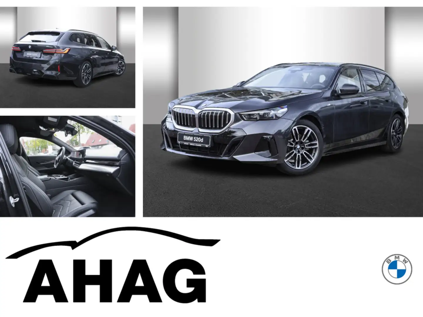 BMW 520 d Touring M Sportpaket AHK Komfortzugang Grigio - 1