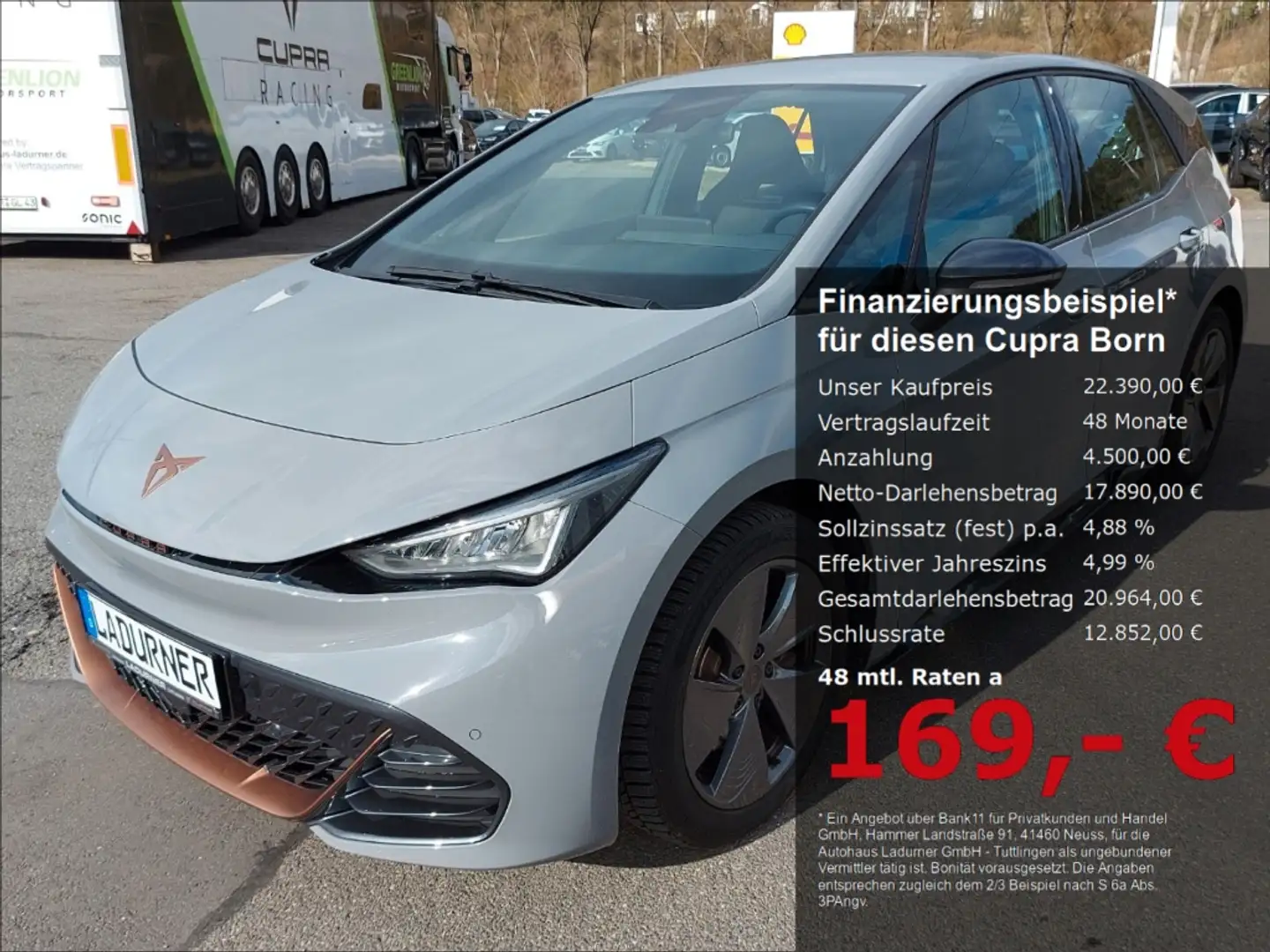 CUPRA Born 150kW 204PS HEAT PUMP+Pilot M+TechM Pack Grijs - 1