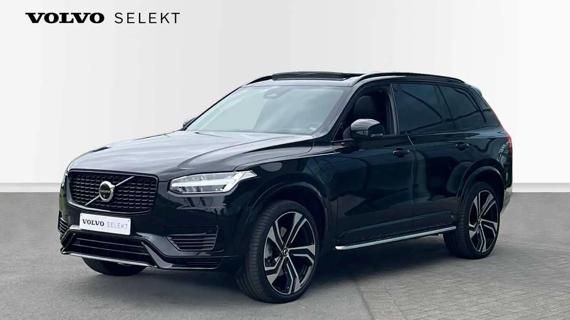 Volvo XC90 Ultimate Dark T8 AWD Hybride 7 Zit | Treeplanken | Negro - 1