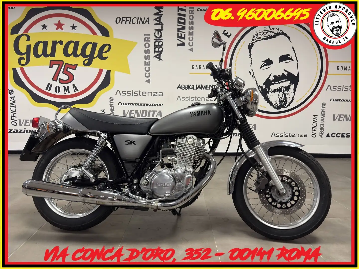 Yamaha SR 400 Gris - 1