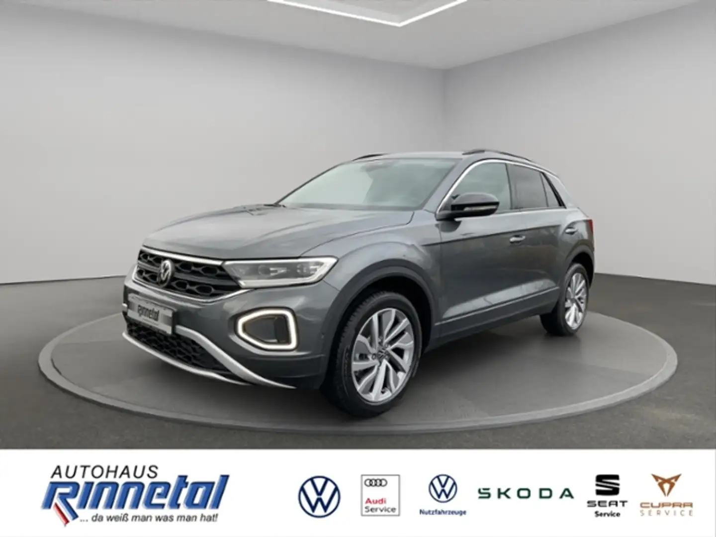 Volkswagen T-Roc 2.0 l TDI DSG Goal AHK+KAMERA+DIGI+LED PLUS+NAVI+ Gris - 1