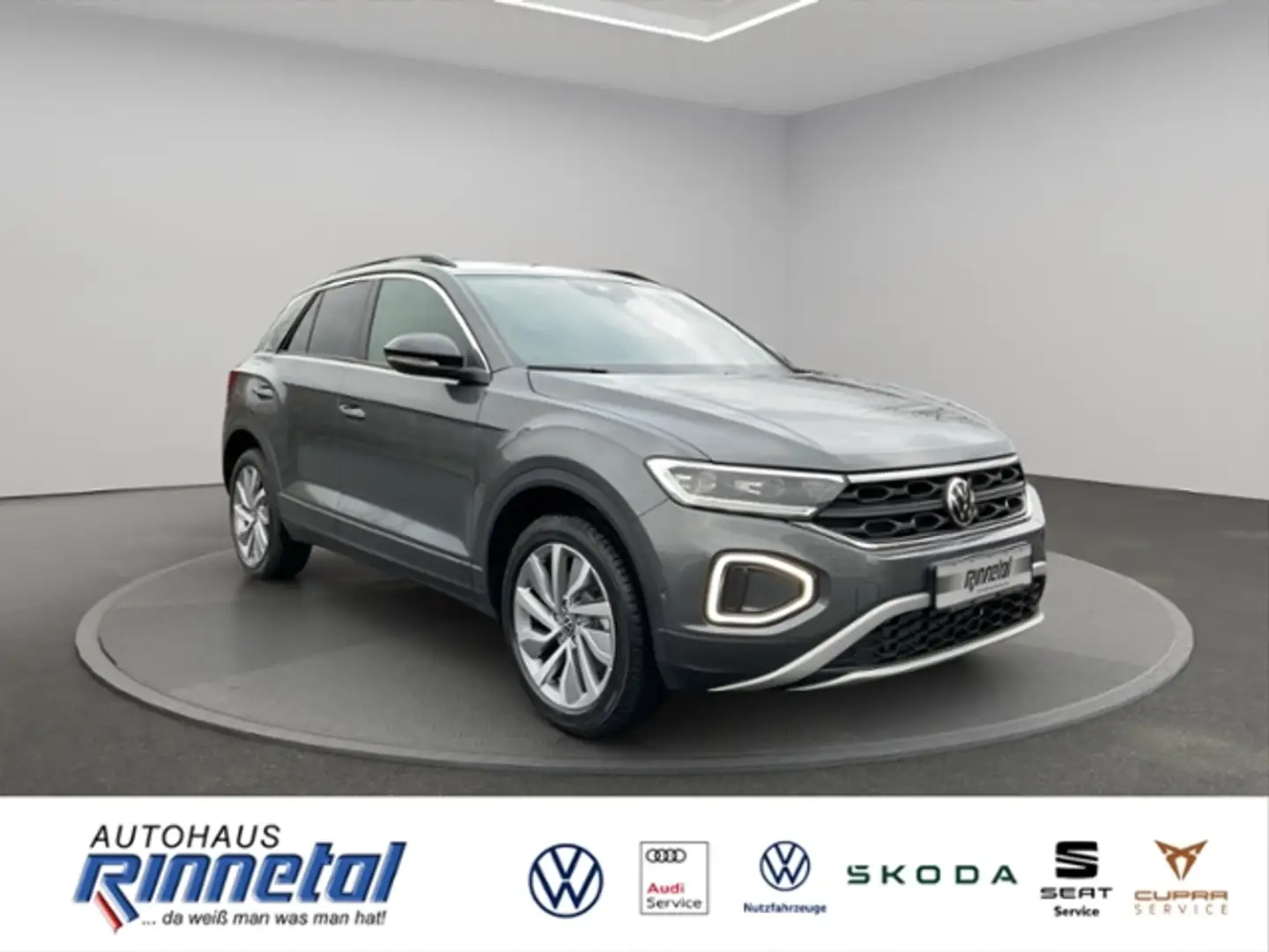 Volkswagen T-Roc 2.0 l TDI DSG Goal AHK+KAMERA+DIGI+LED PLUS+NAVI+ Gris - 2