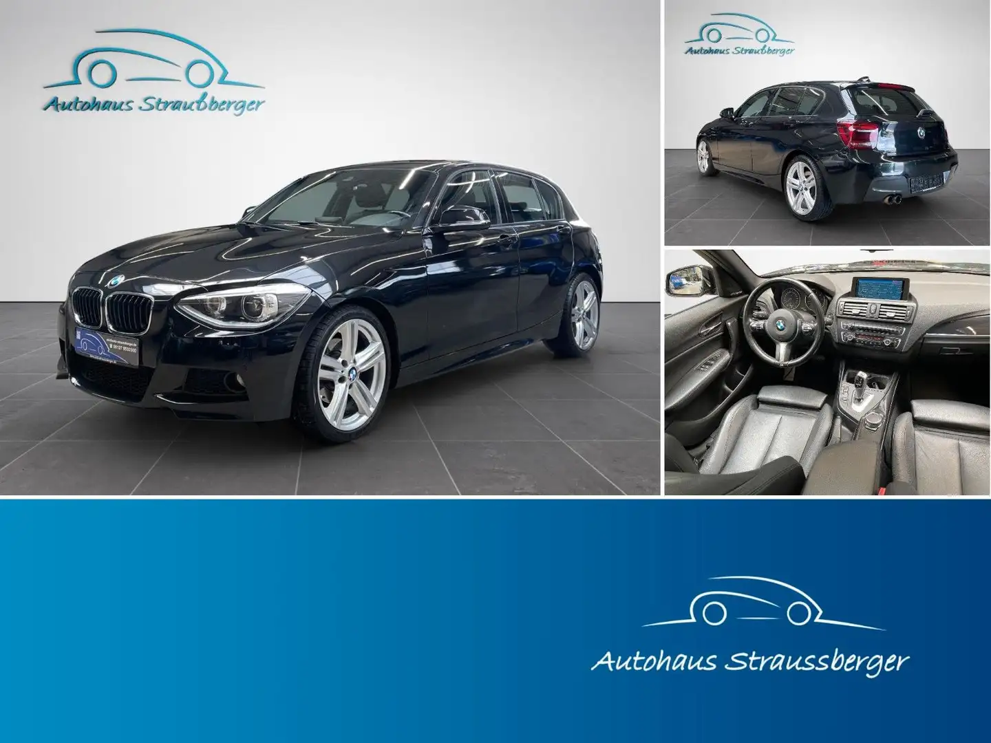 BMW 120 d M Pano/Schiebedach/AHK/Tempomat/Bi-Xenon Black - 1