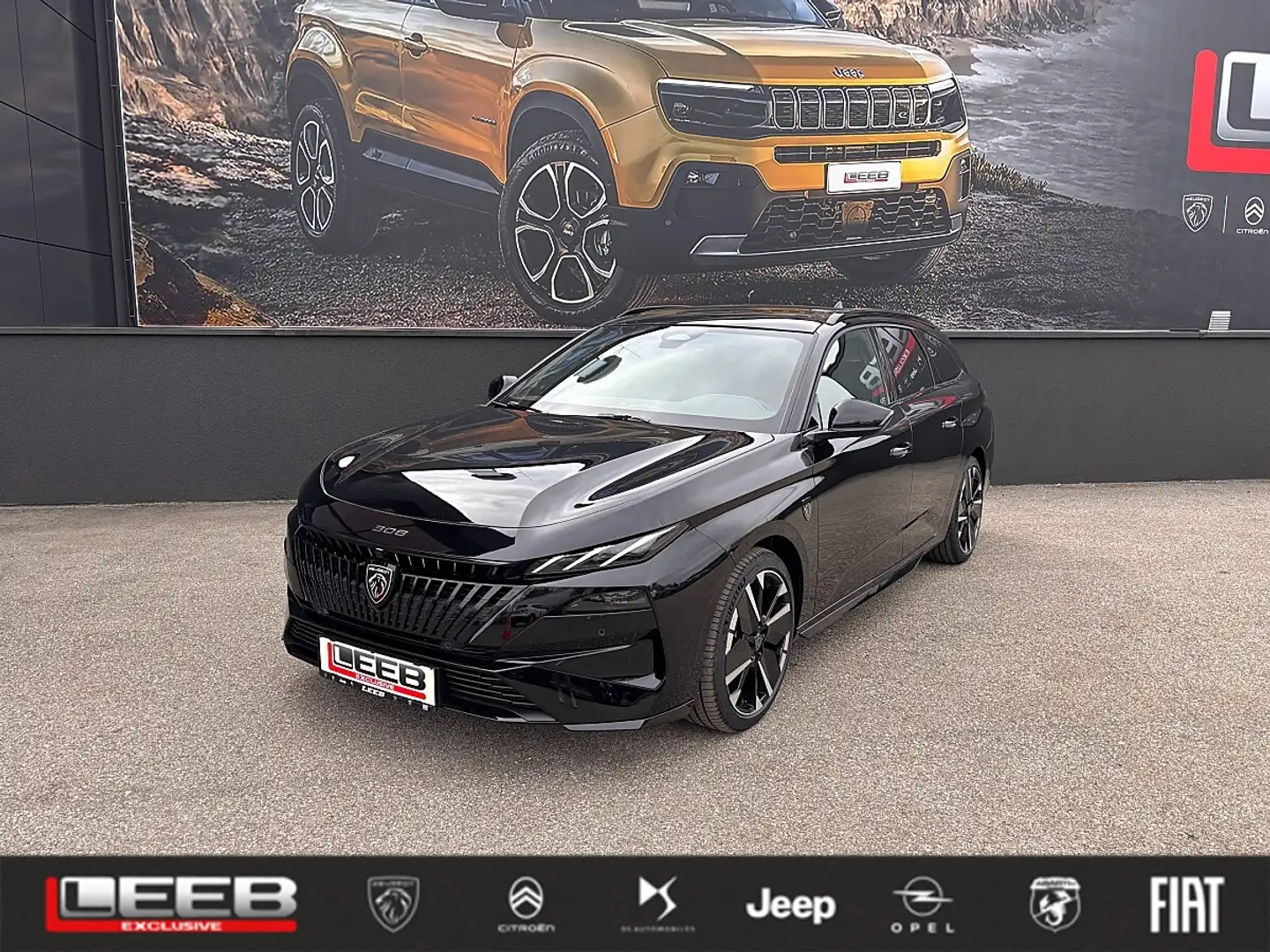 Peugeot 308 SW Hybrid 145 e-DSC6 GT inkl. Sensation Pack, 3... Schwarz - 1