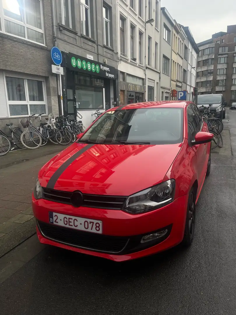 Volkswagen Polo 1.4 benzine euro5 Rood - 1