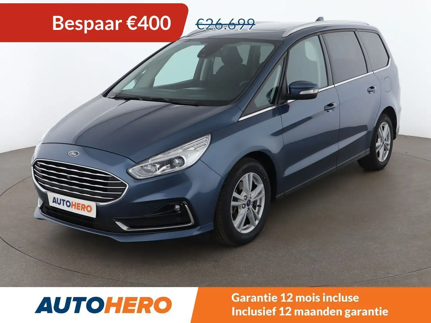 Ford Galaxy 2.0 TDCi EcoBlue Titanium Bleu - 1