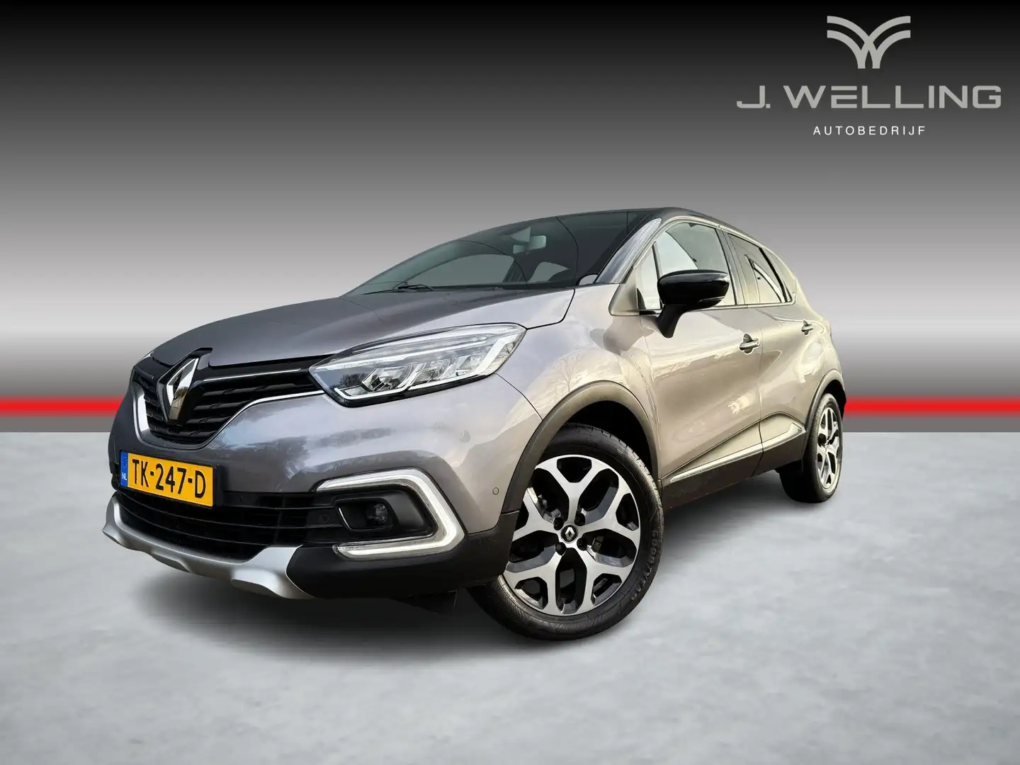Renault Captur 0.9 TCe Intens navi / camera / ecc / park hulp Grau - 1