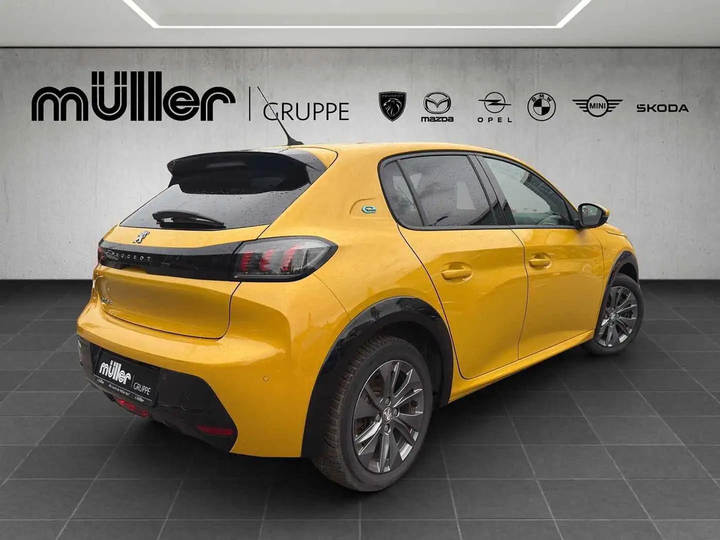 Peugeot 208 Elektro Elektromotor 136 Allure Gelb - 2