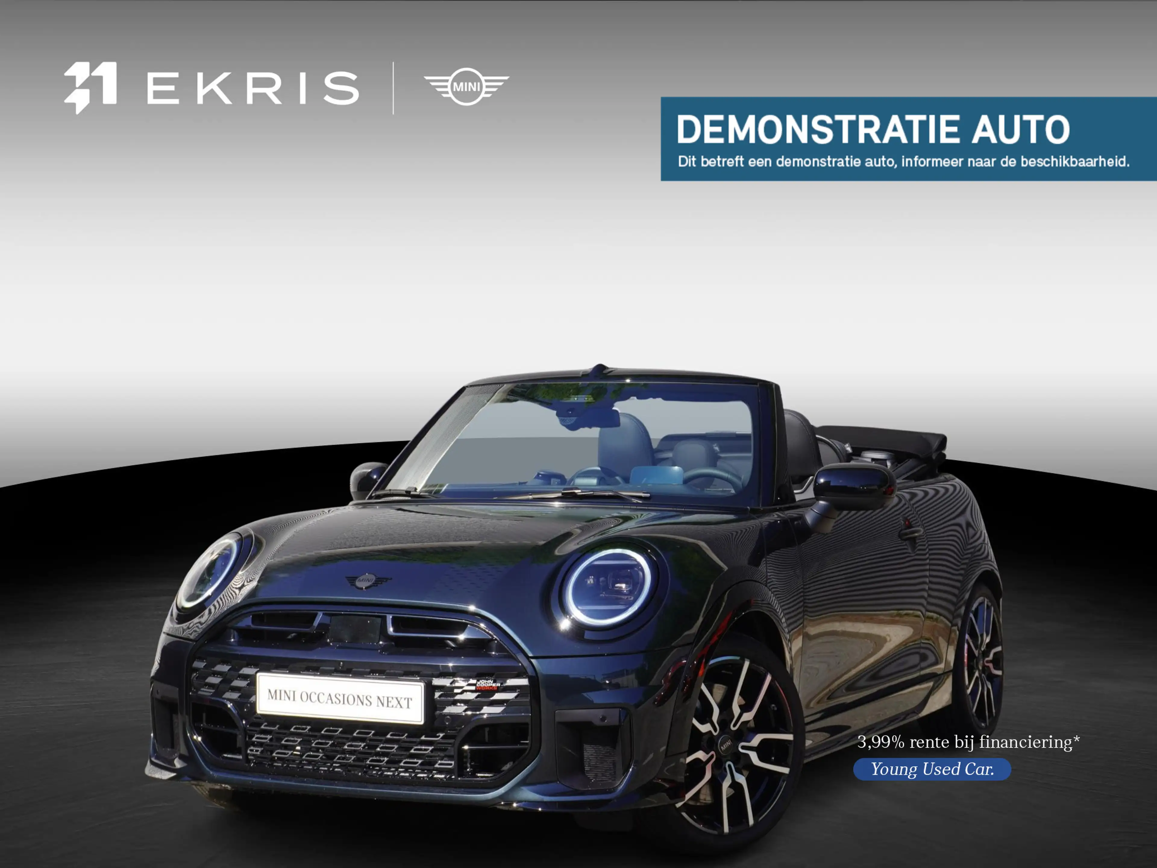 MINI Cooper S Cabrio John Cooper Works Uitvoering | Pakket XL | 18" JCW