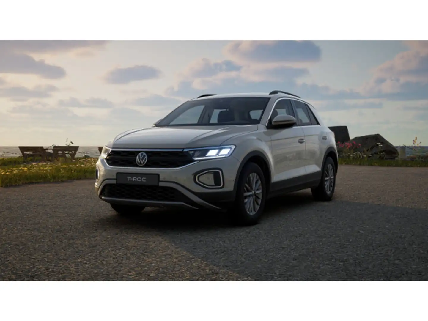 Volkswagen T-Roc T-ROC 1.0 TSI, ACC, RFK, SHZ, PARKASSIST, LIGHTA Grau - 1