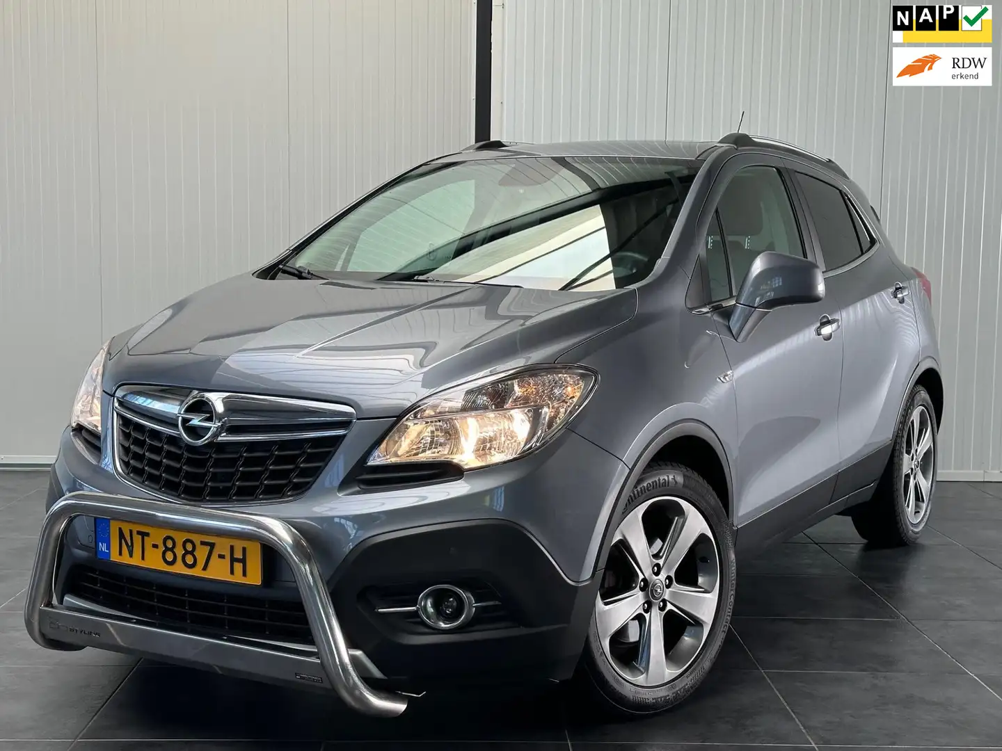 Opel Mokka 1.4 T Cosmo Leder Navigatie Schuifdak LPG Gris - 1