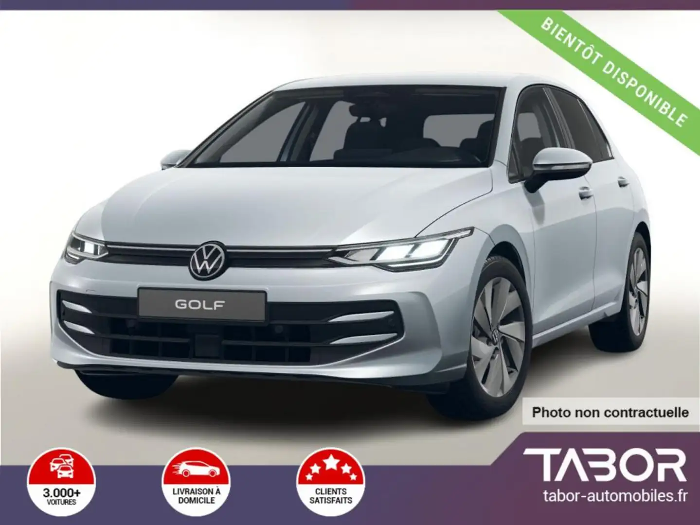 Volkswagen Golf 8 2.0 TDI 150 DSG Keyl ParkAs Argent - 1