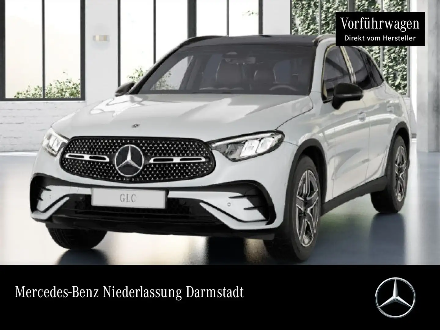 Mercedes-Benz GLC 450 d 4M AMG+NIGHT+PANO+360+AHK+LED+TOTW+9G Blanc - 1
