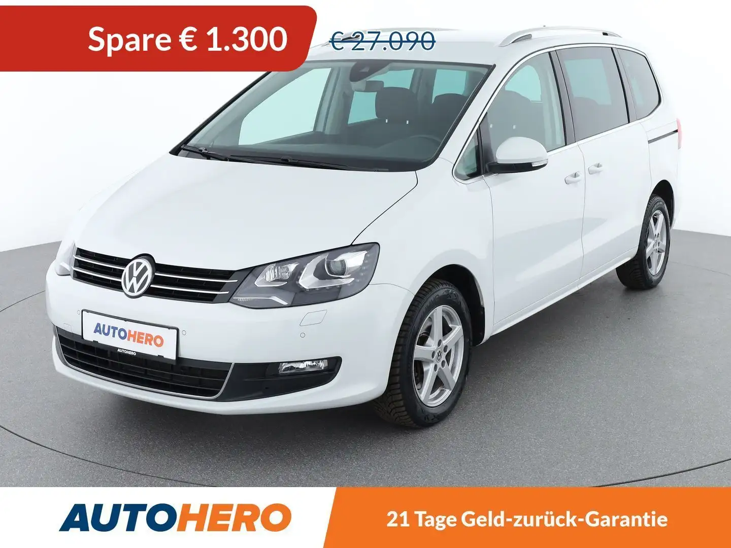 Volkswagen Sharan 2.0 TDI Comfortline BlueMotion Weiß - 1