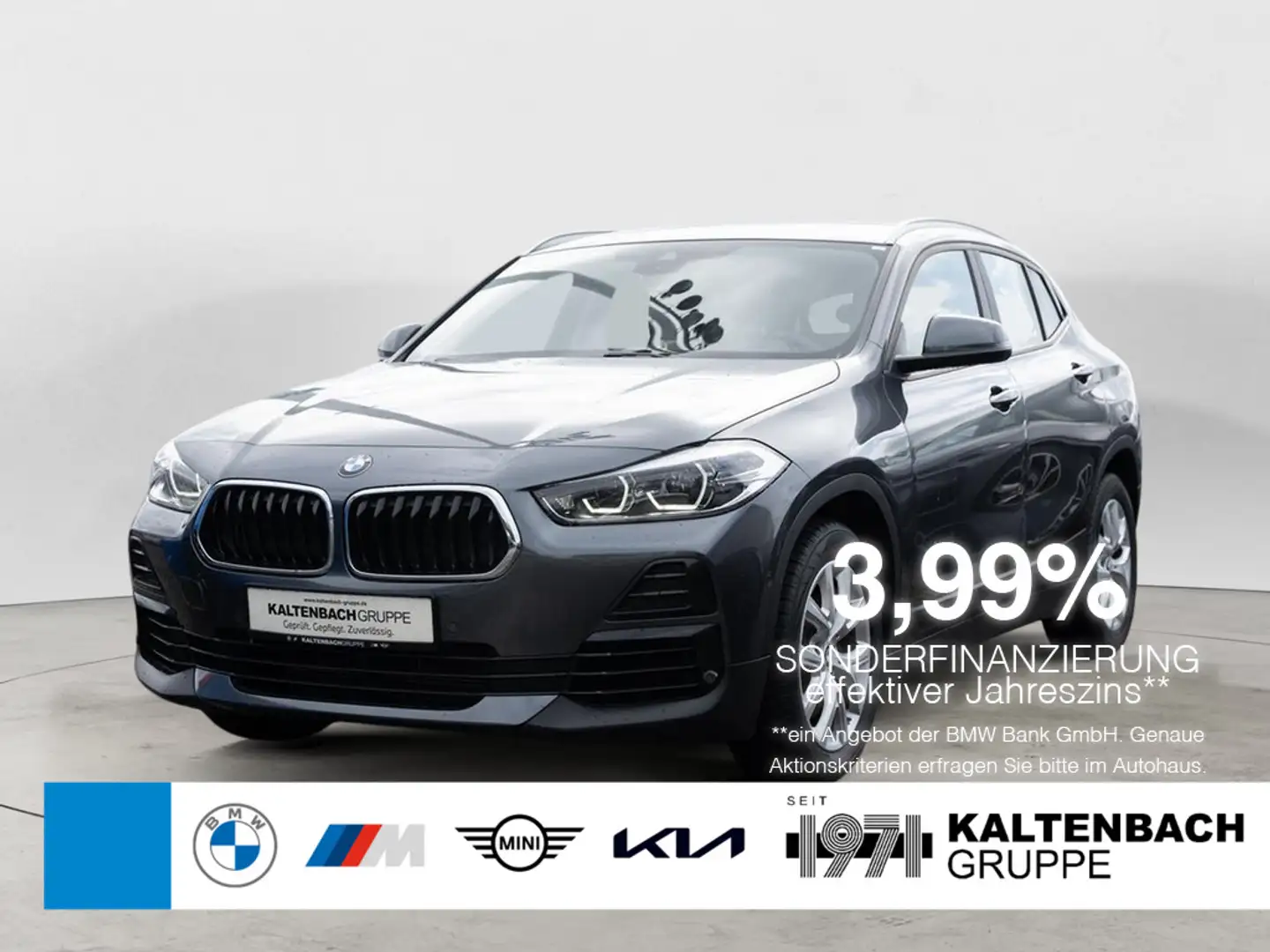 BMW X2 sDrive 20i AHK KAMERA LED NAVI Advantage Gris - 1