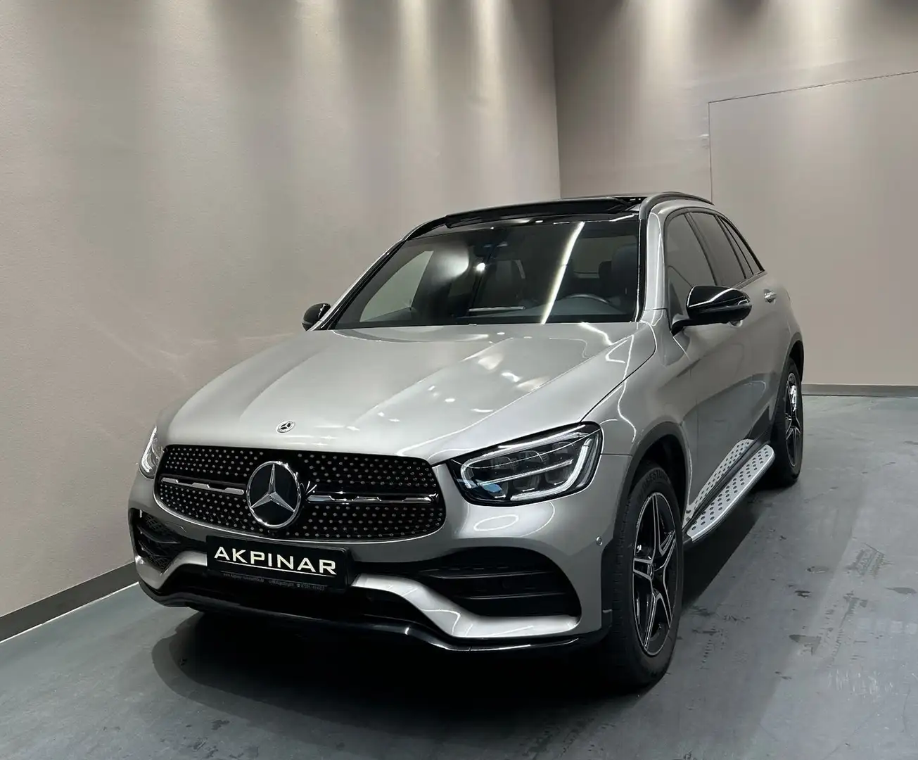 Mercedes-Benz GLC 400 GLC400 d 4M *AMG LINE*NIGHT*PANO*360°*DISTRONIC* Argintiu - 2