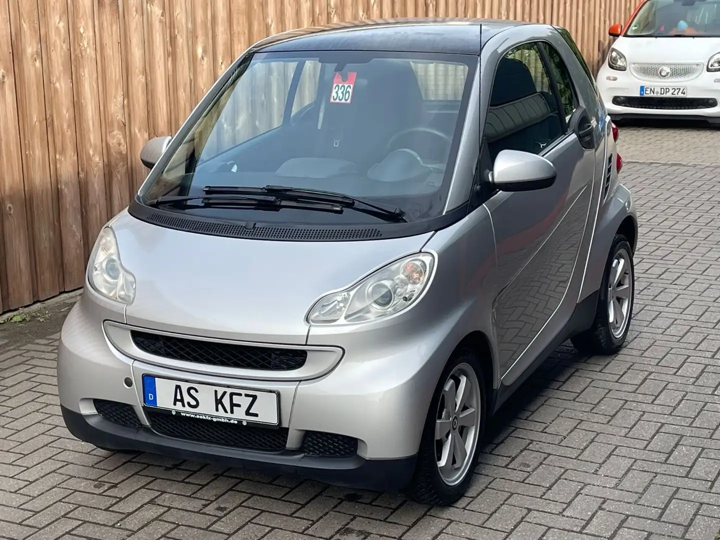 smart forTwo 451 Passion MHD KLIMA ALU´S PANORAMA Argent - 1