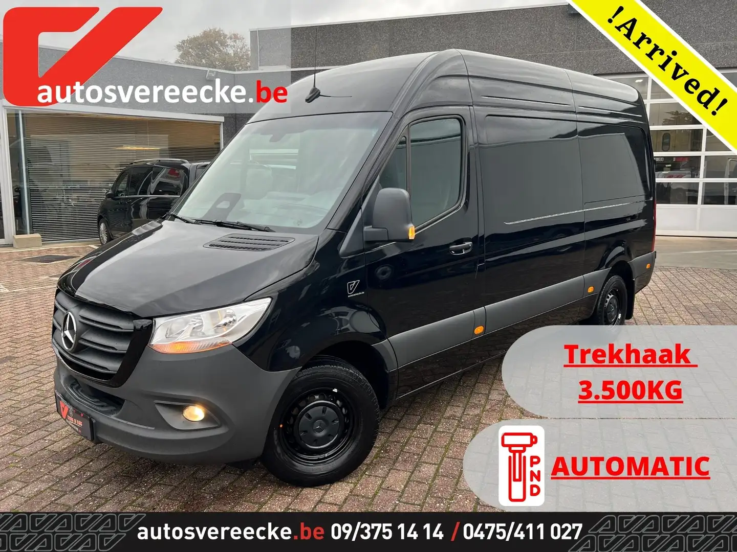 Mercedes-Benz Sprinter 315 L2H2 RWD(41.000€ex) OPTIE 3.500KG Trekhaak Noir - 1