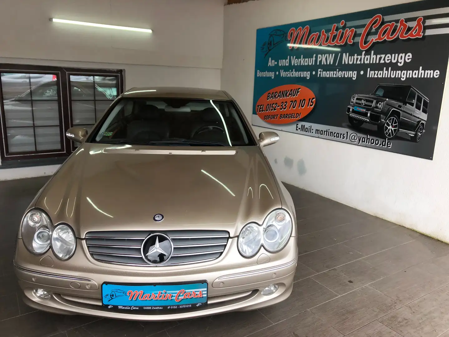Mercedes-Benz CLK 500 Benzin/GAS TUEV 05/2026 Climatronic Sitzbelueftung Auriu - 2