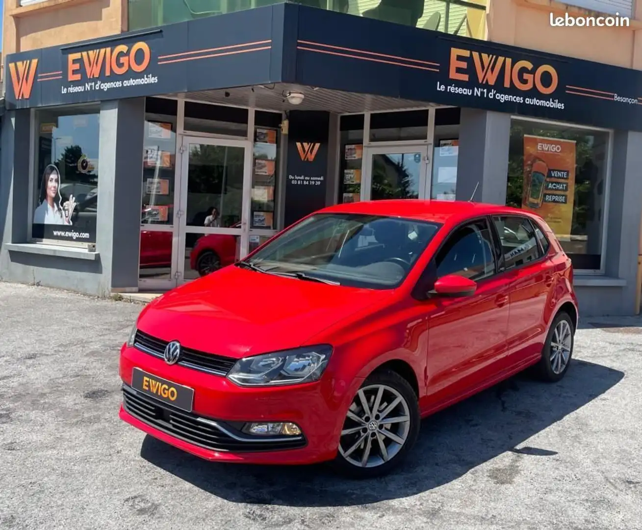 Volkswagen Polo 1.0 TSI 110 CH BLUEMOTION ALLSTAR CARPLAY Rouge - 1