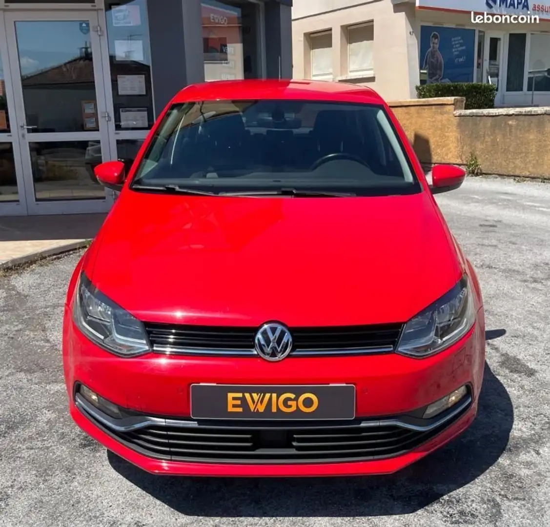 Volkswagen Polo 1.0 TSI 110 CH BLUEMOTION ALLSTAR CARPLAY Rouge - 2