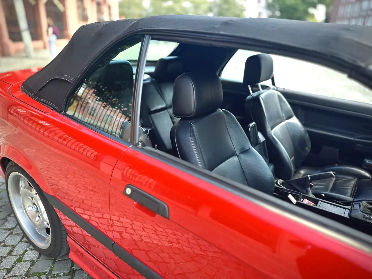 BMW 320 E36 M-paket *TÜV Neu*~ Oldtimer ~ Cabrio - Hellrot, foto 9