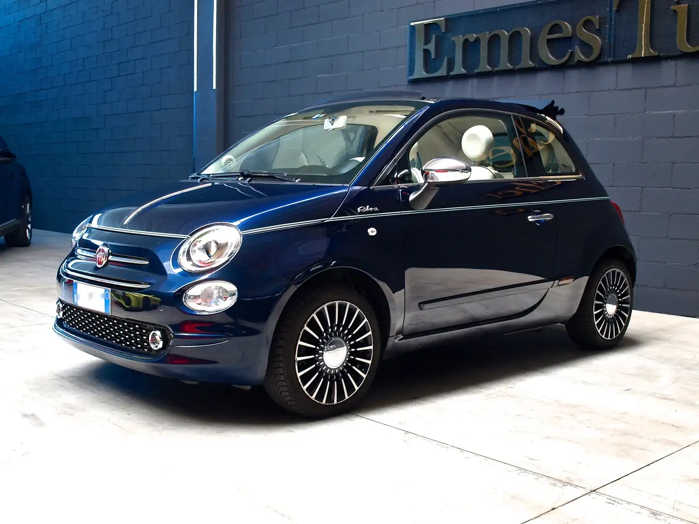 Fiat 500C RIVA, Numerata 273/500. 35.000 km. A Pordenone. Bleu - 2
