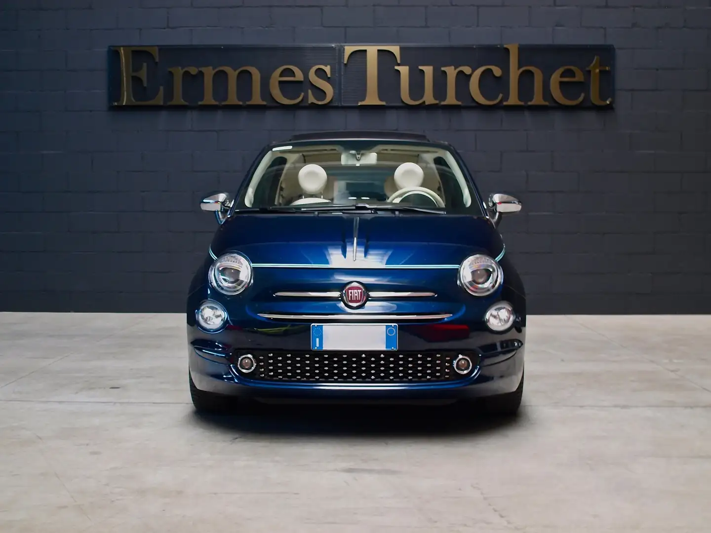 Fiat 500C RIVA, Numerata 273/500. 35.000 km. A Pordenone. Bleu - 1