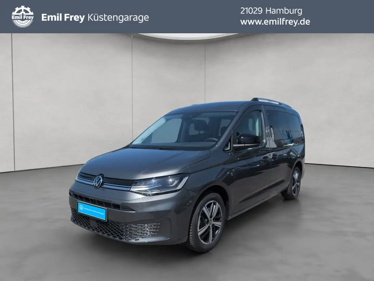 Volkswagen Caddy Life 1.5 TSI DSG Goal, 7 SITZE, ALU L Grau - 1