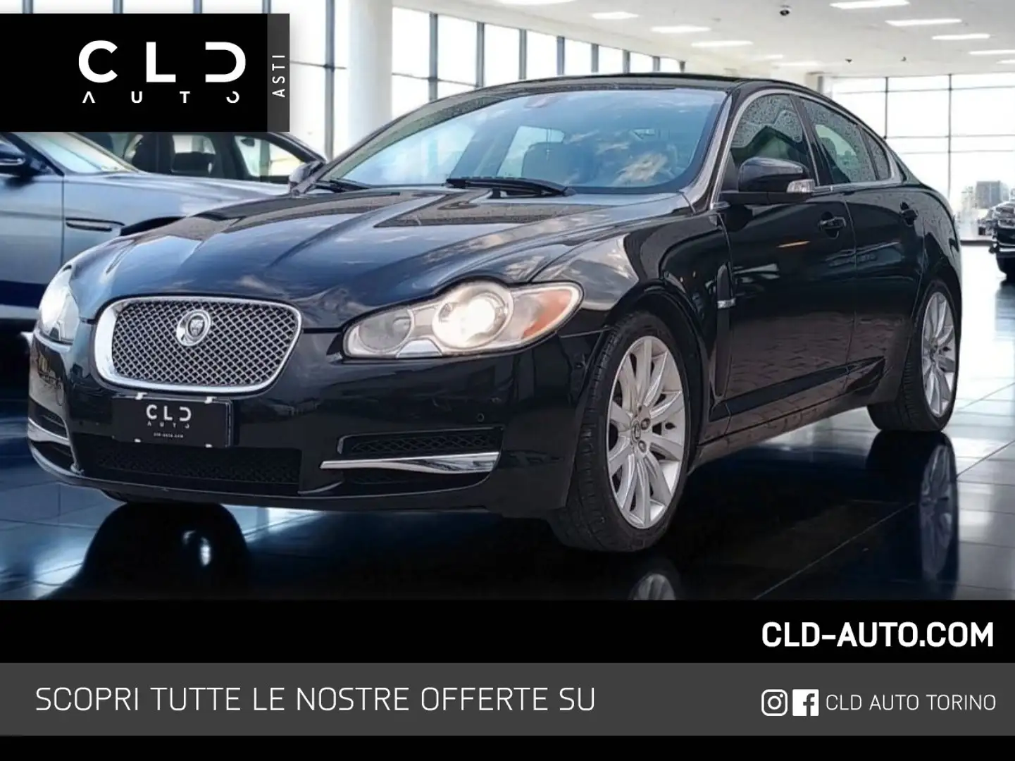 Jaguar XF XF 2.7d Luxury auto Schwarz - 1