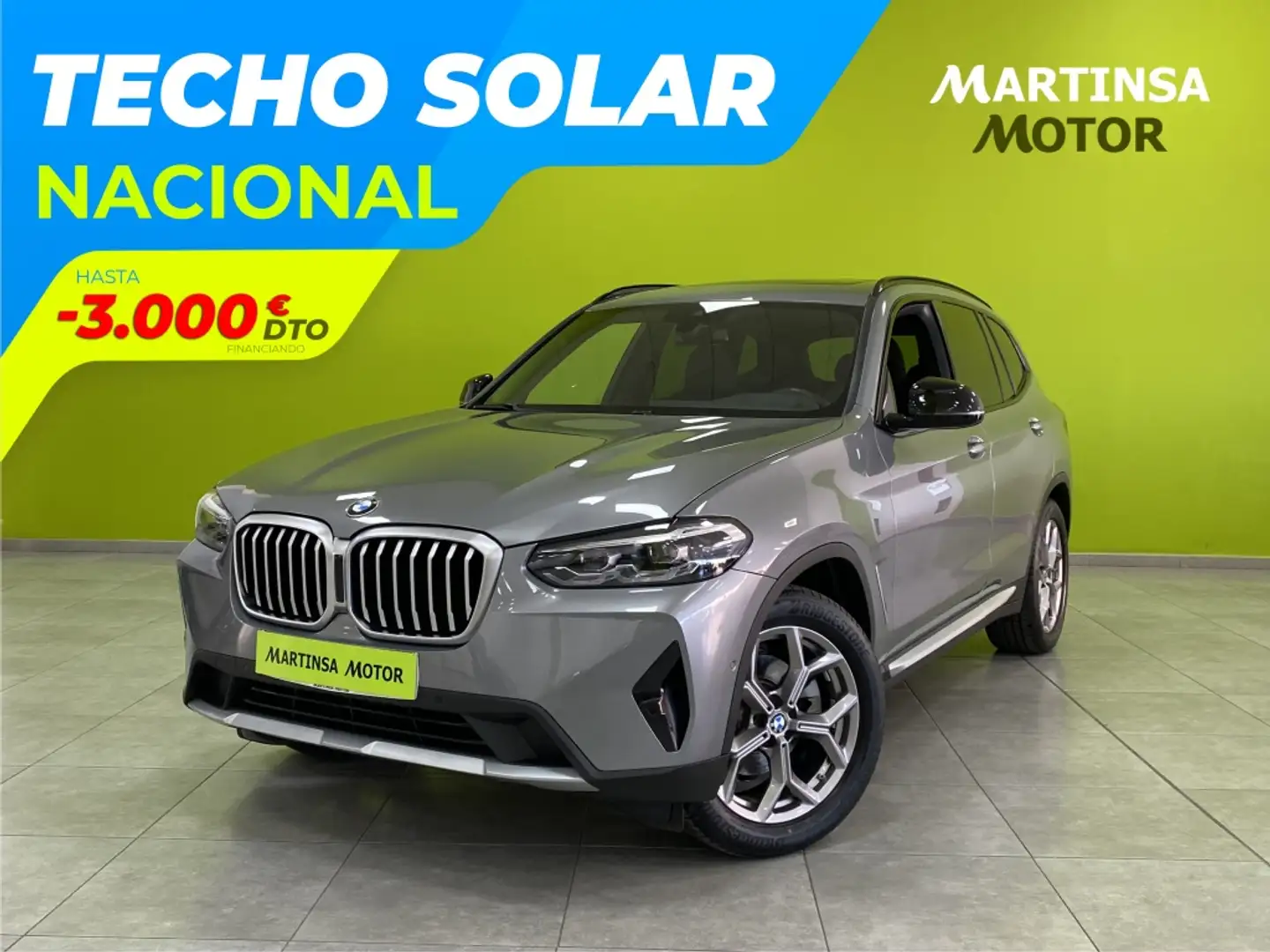 BMW X3 xDrive 20dA xLine Gris - 1