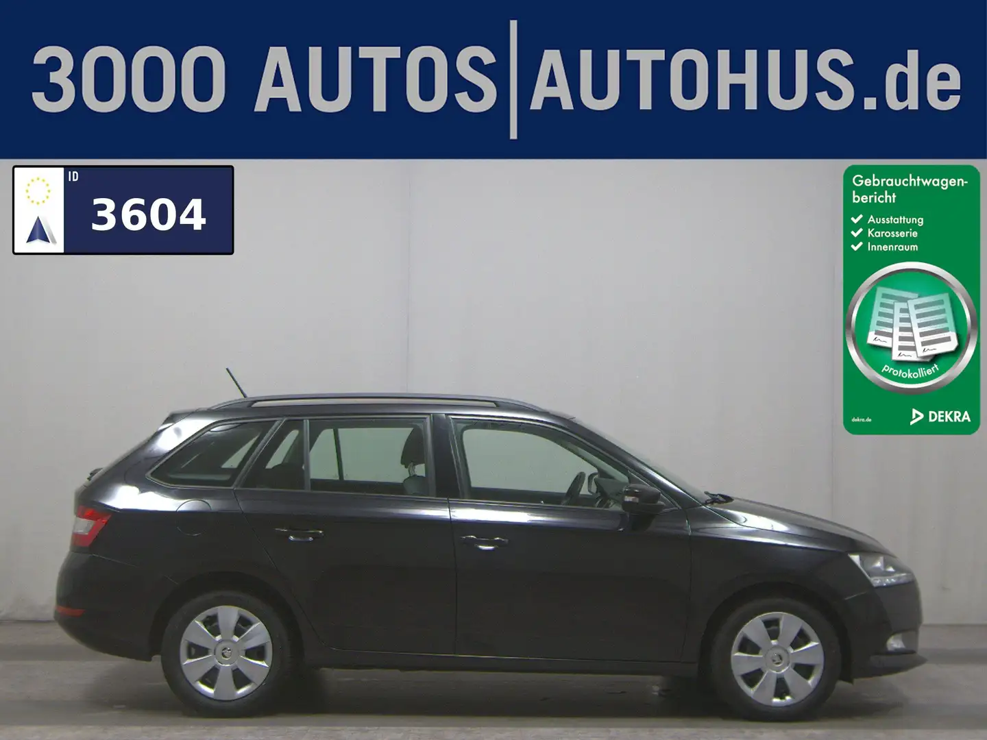 Skoda Fabia Kombi 1.0 TSI Ambition RfK ACC Klima Shz Schwarz - 1