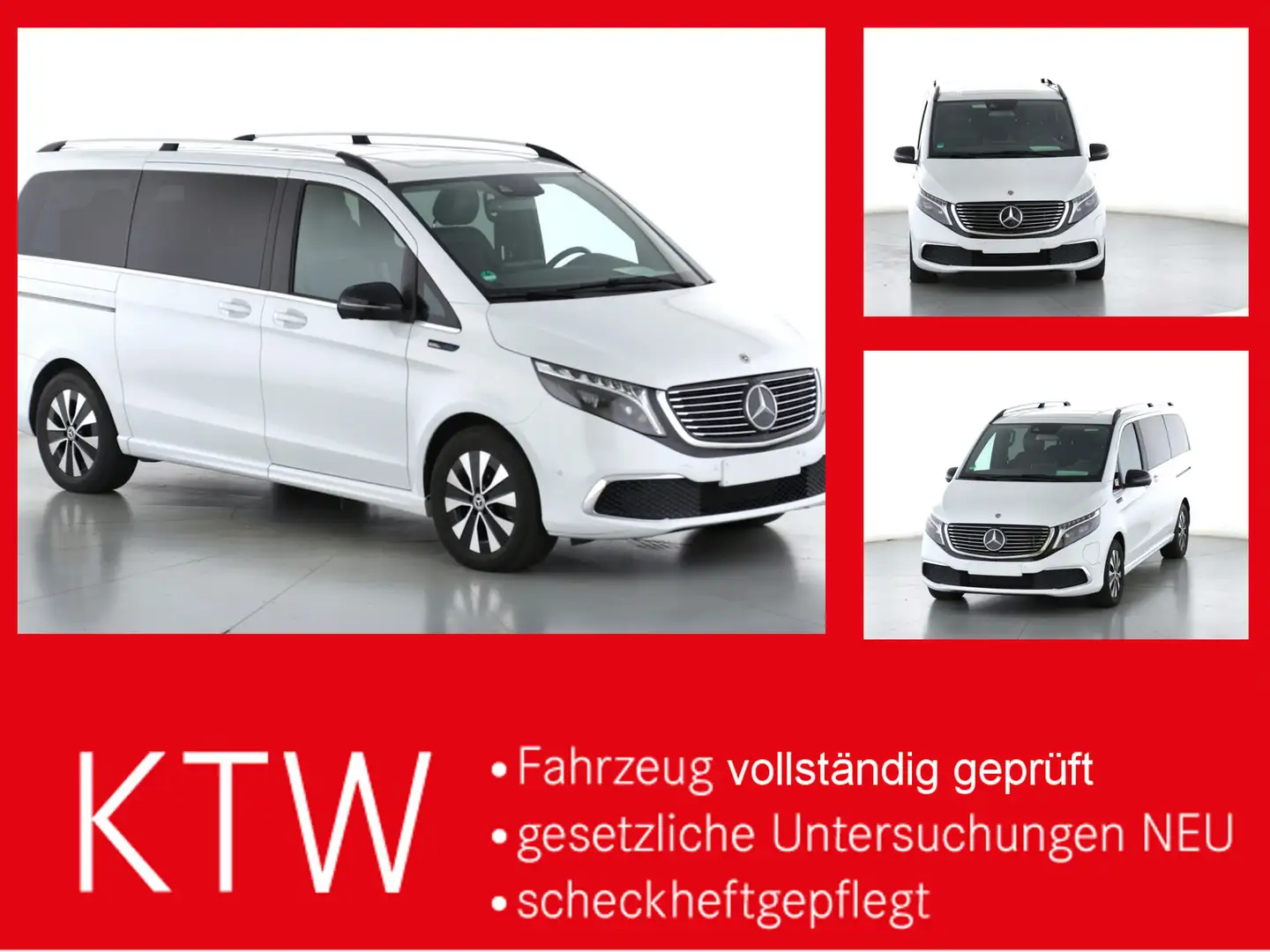 Mercedes-Benz EQV 300 Avantgarde,lang,7Sitze,2xSchiebetür,LED Blanc - 1