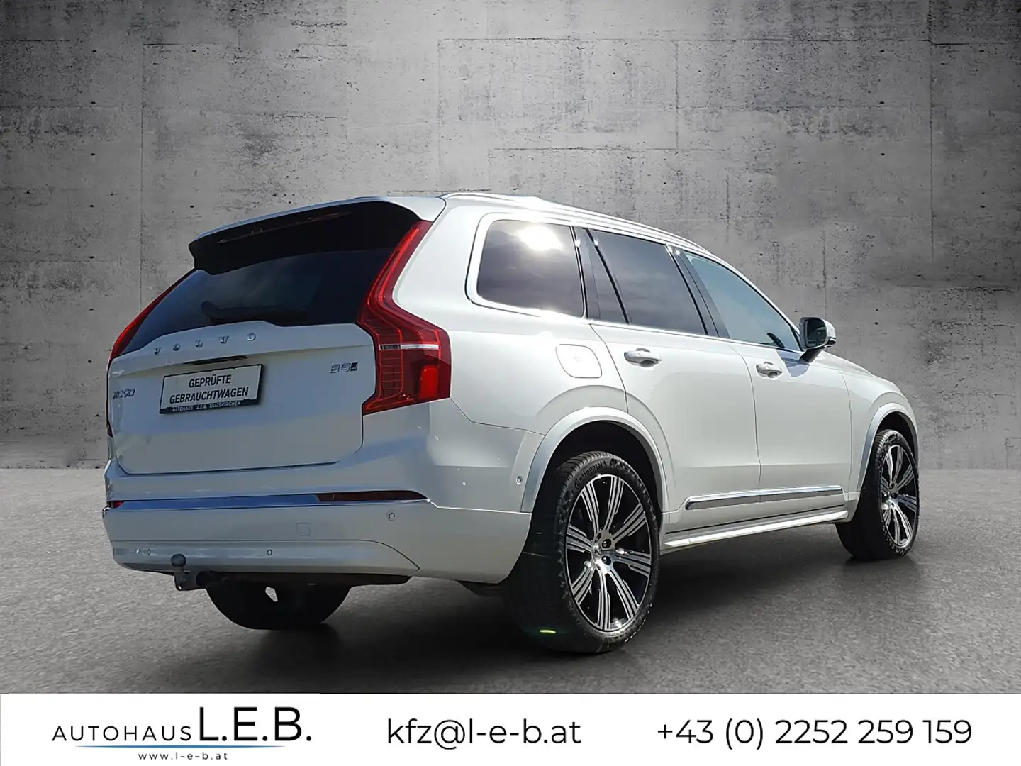 Volvo XC90 B5 AWD Ultra Bright 7-sitzer Weiß - 2