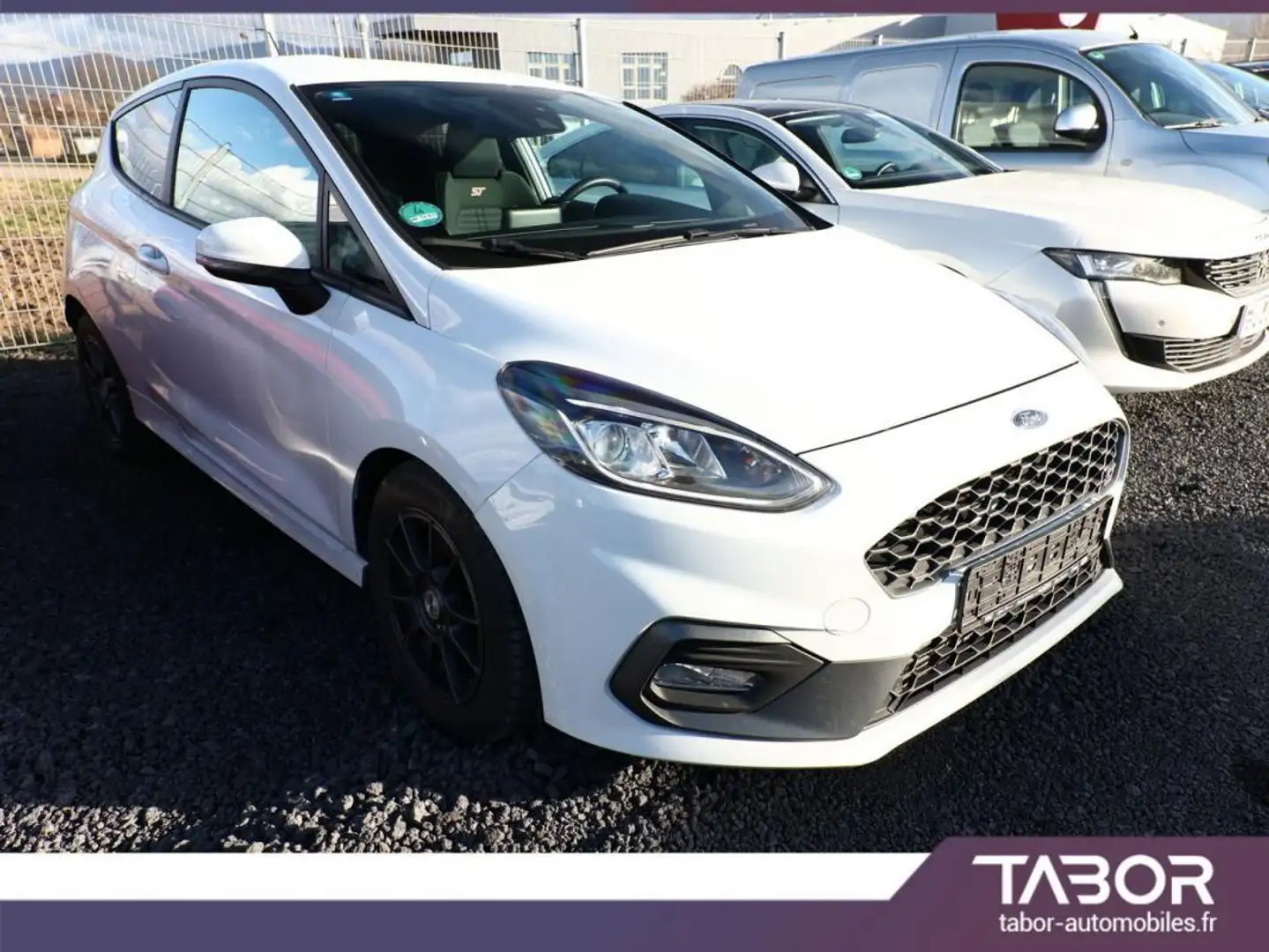 Ford Fiesta 1.5 EB 200 ST GPS Cam PDC SH Clima Blanc - 2