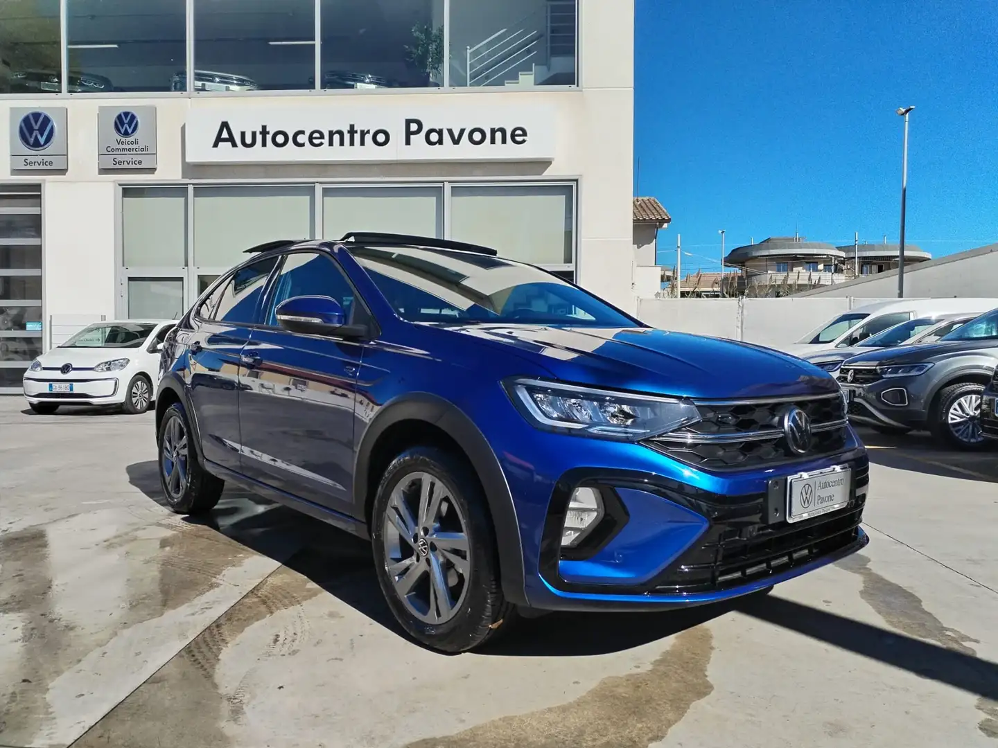 Volkswagen Taigo 1.0 tsi R-Line 115cv -IQ Drive-Tetto-Led- Blauw - 1