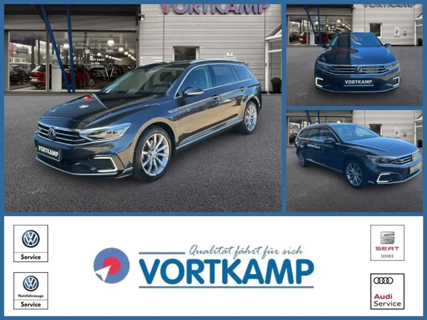 Volkswagen Passat Variant GTE AHK/DYNAUDIO/IQLight/DCC Grau - 1