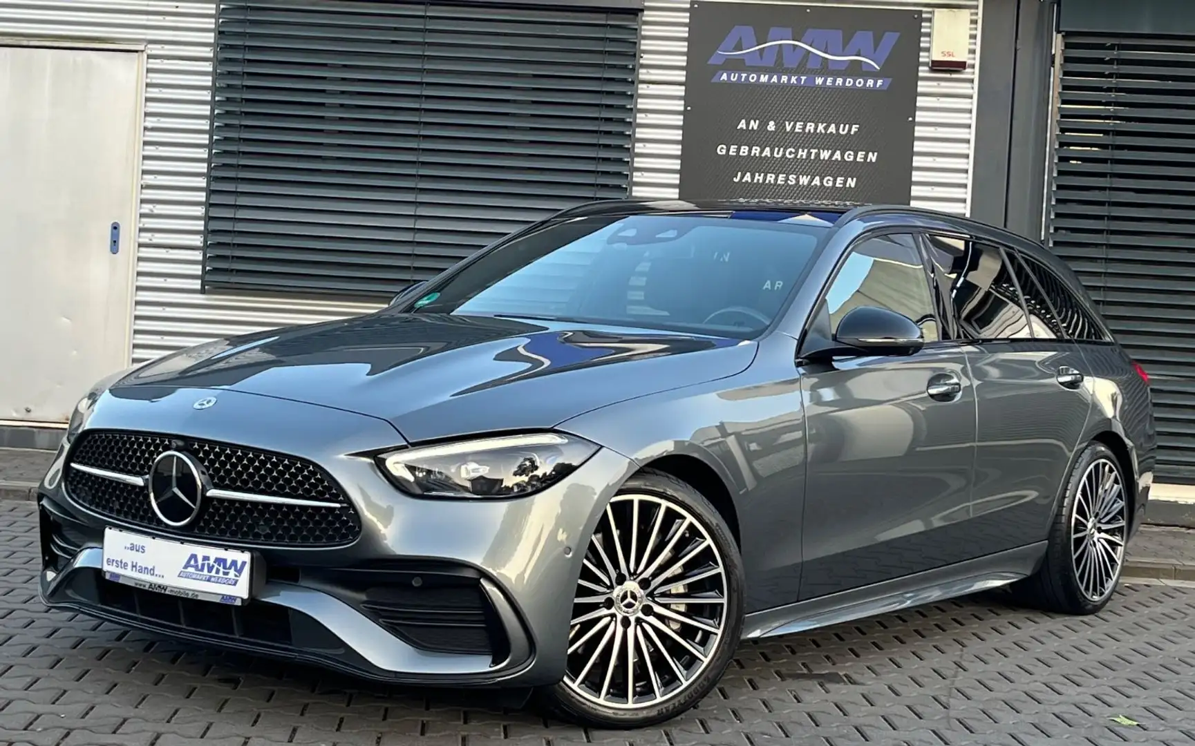 Mercedes-Benz C 300 d AMG Line*PANO*STANDHEIZUNG*LED*360°NIGHT Gris - 2