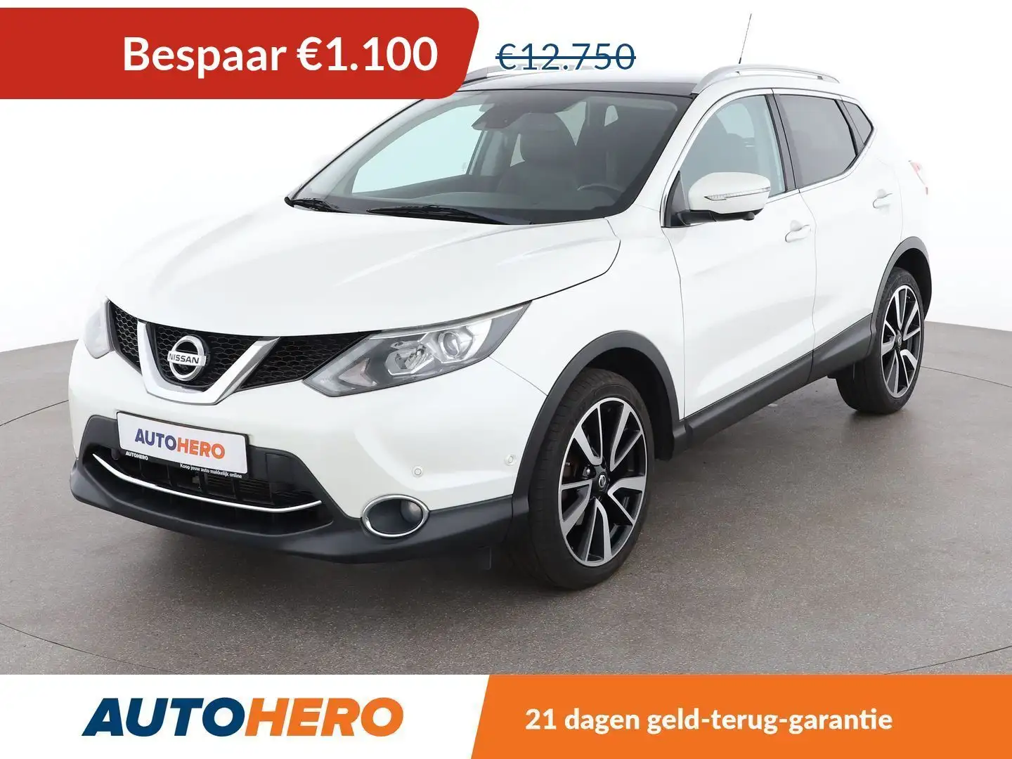 Nissan Qashqai 1.2 Tekna Wit - 1