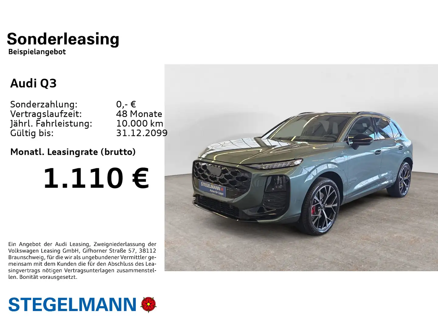 Audi Q3 SUV e-hybrid OLED PANO TECH PRO DIGITALE MATR Grün - 2