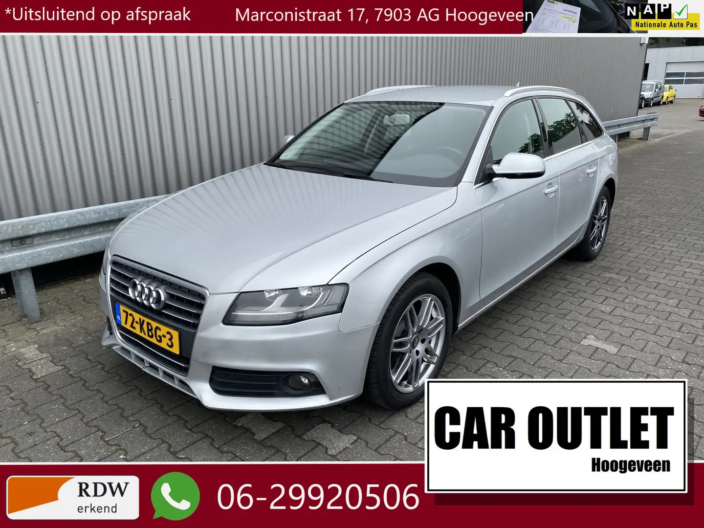 Audi A4 Avant 1.8 TFSI Pro Line Business Clima, Navi, CC, Grau - 1
